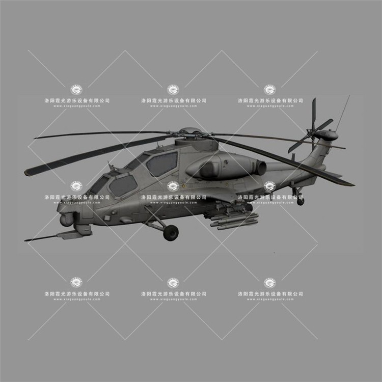 柳江武装直升机3D模型